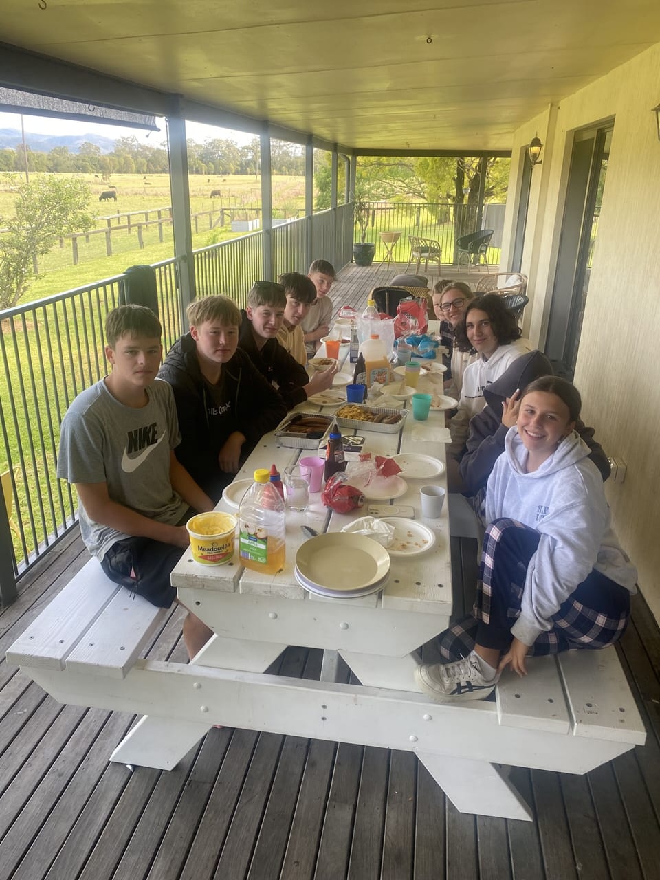 Outdoor dining