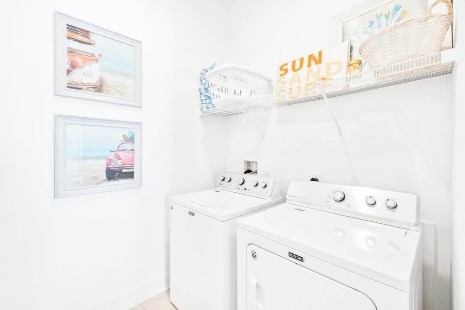 Main floor washer & dryer in the home.