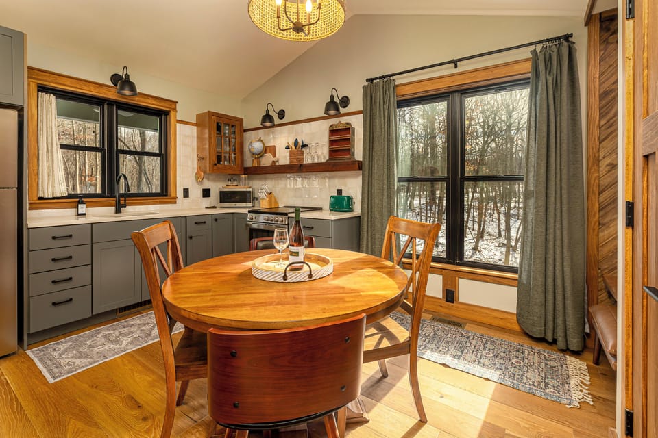 Kitchen with seating 