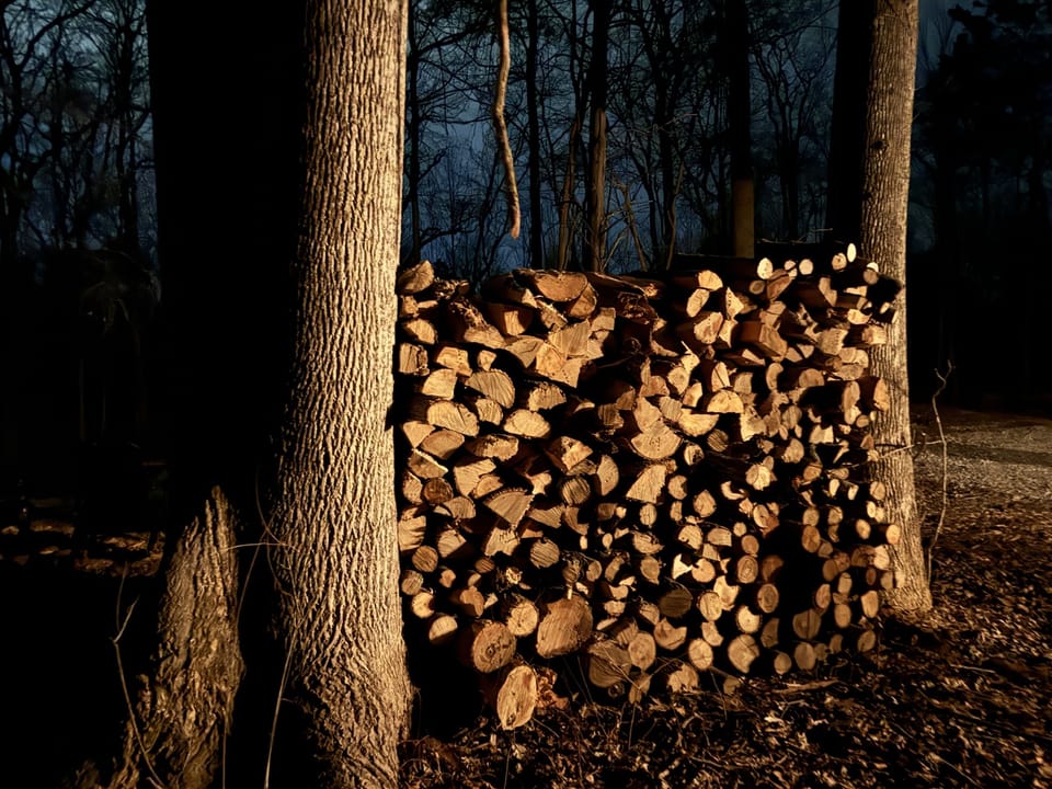Complimentary firewood on site 