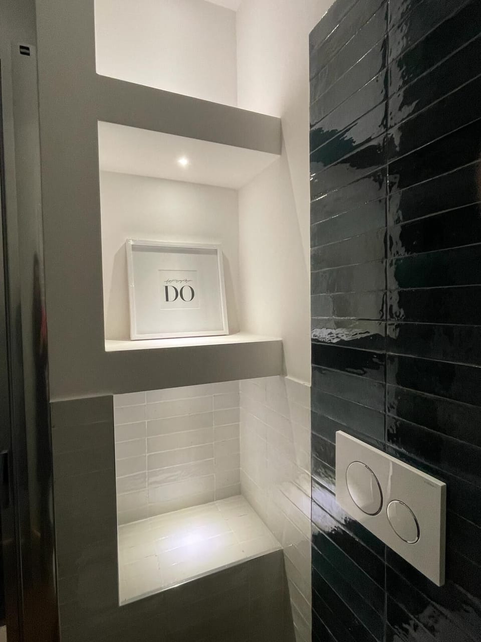 Shower, rainfall showerhead, hair dryer, bidet