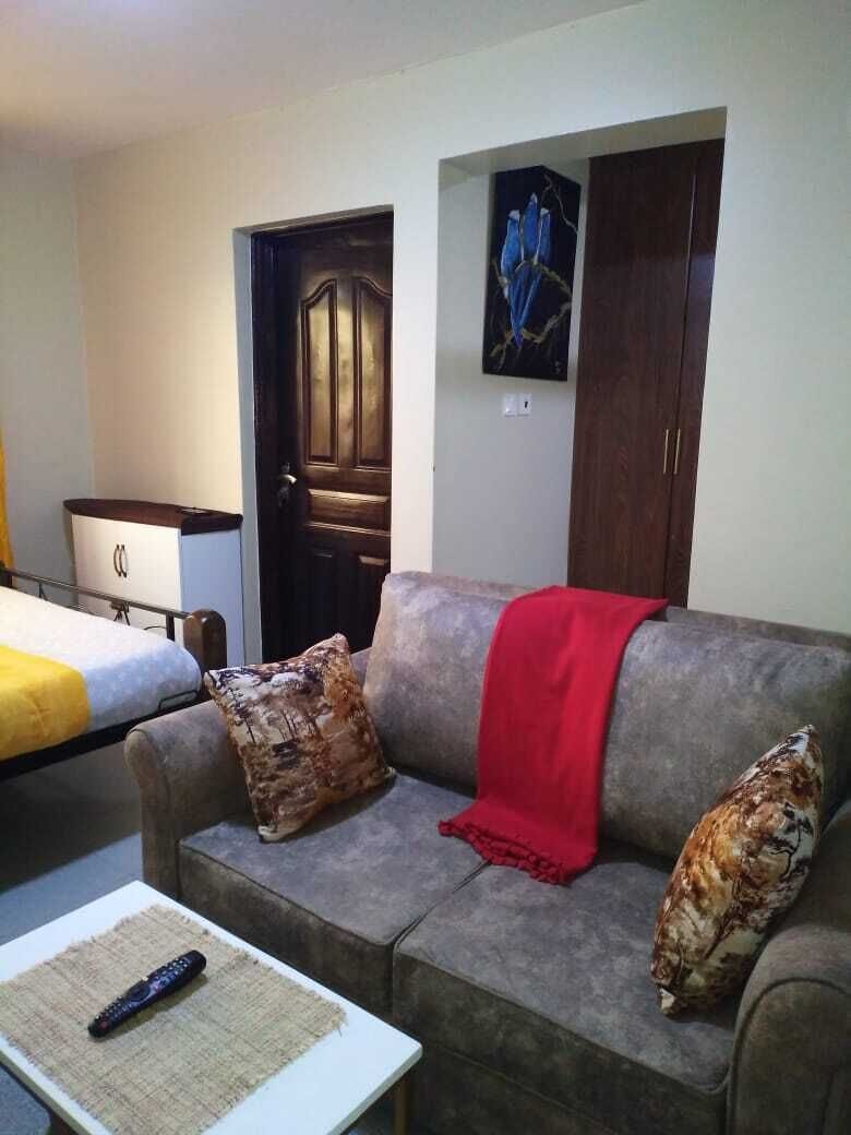 Business Studio | Living area | 24-inch Smart TV with digital channels