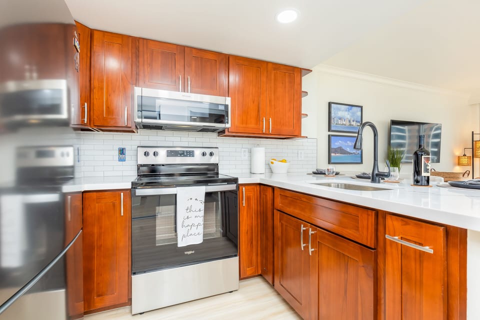 Fully equipped kitchen