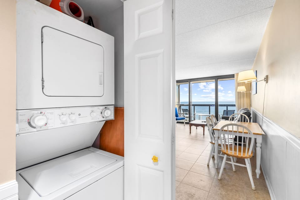Stacked Washer & Dryer for your Convenience!