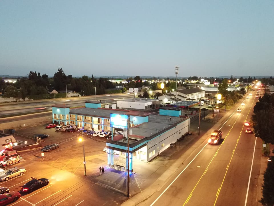 Front of property - evening/night