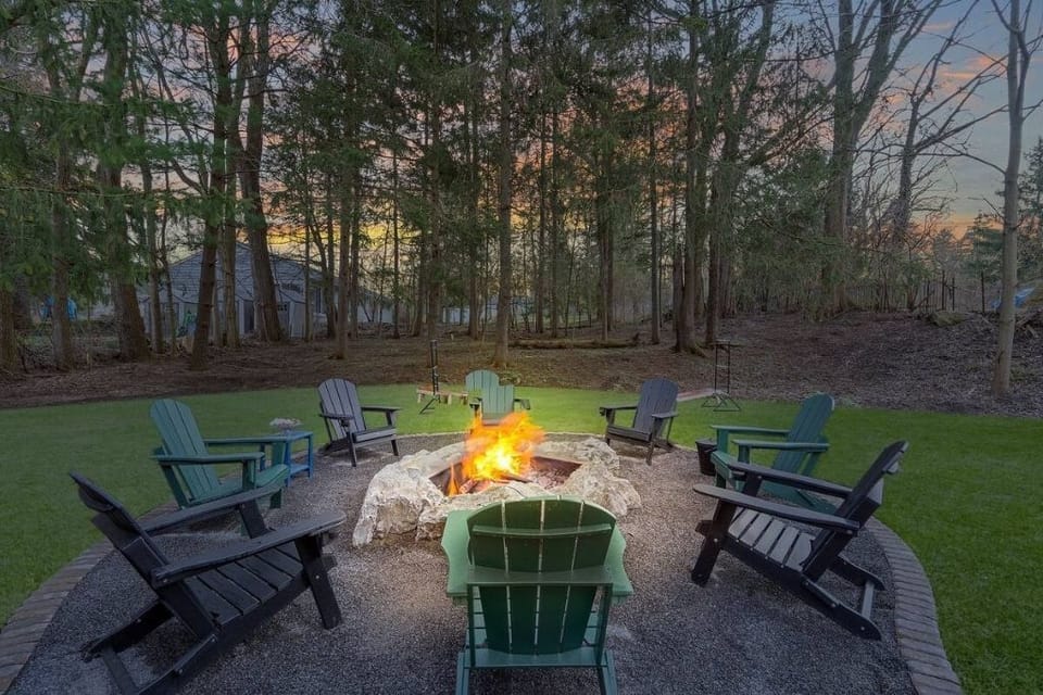 The property is a cozy retreat, yet only a five minute drive to downtown and SU.
