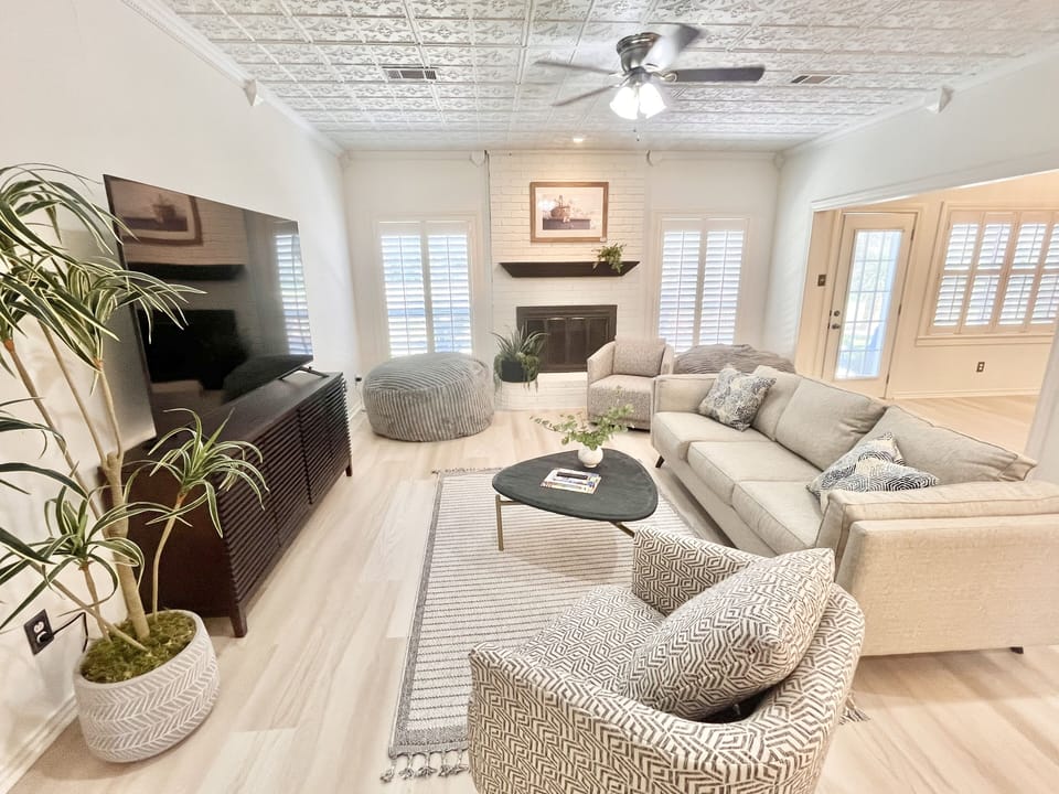 Newly furnished living room