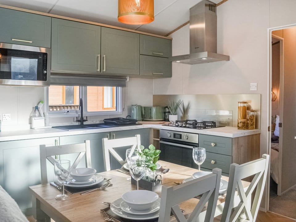 Kitchen area | Waterfoot Lodge, Amotherby