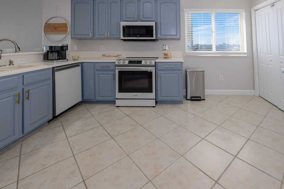 Spacious, updated and adequately stocked kitchen!