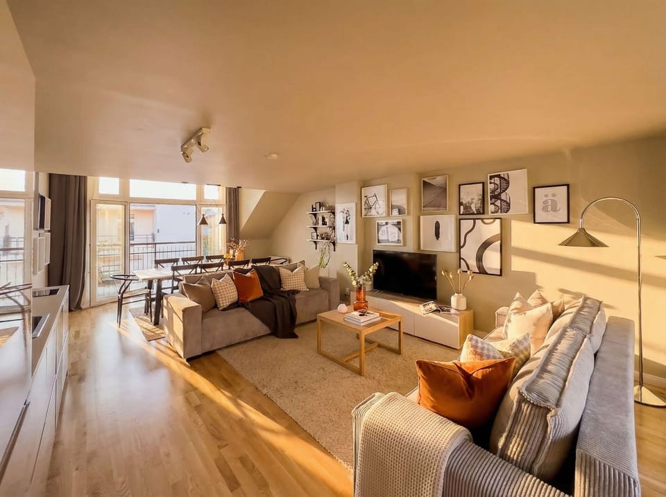 Apartment has access to the private balcony