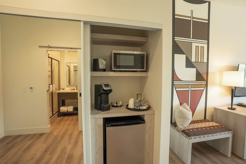 Premium bedding, pillowtop beds, in-room safe, desk