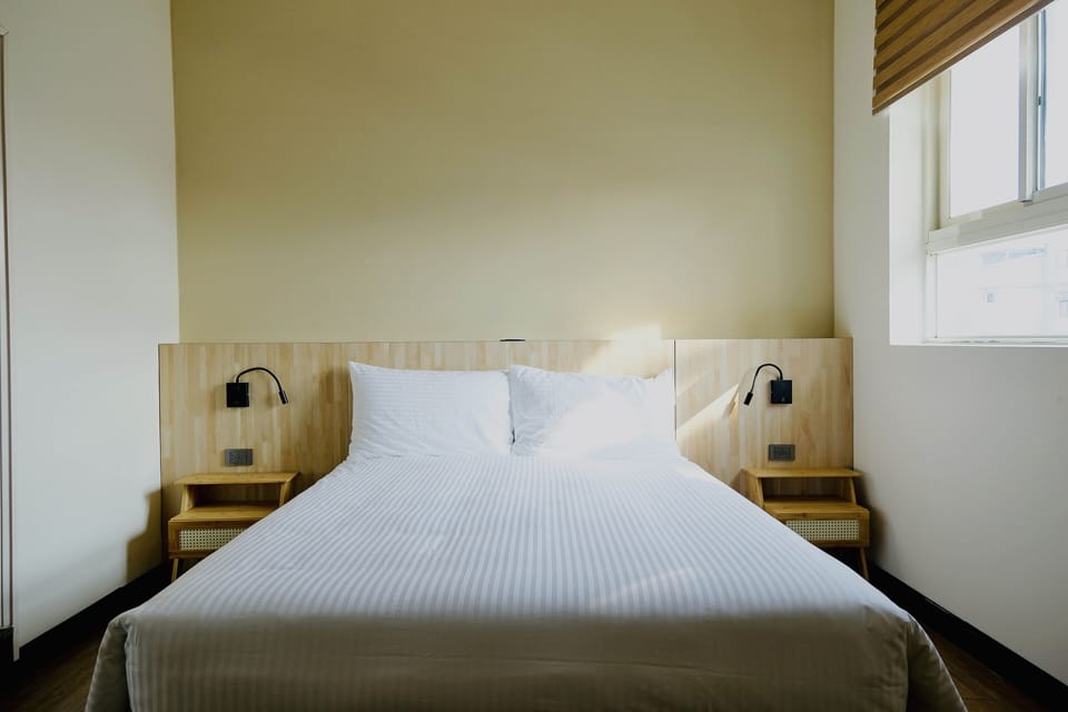Basic Double Room | Premium bedding, down comforters, laptop workspace, free WiFi