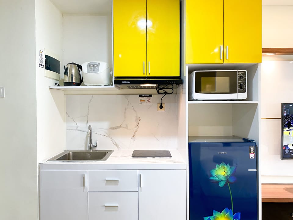 Studio | Private kitchen | Fridge, microwave, rice cooker