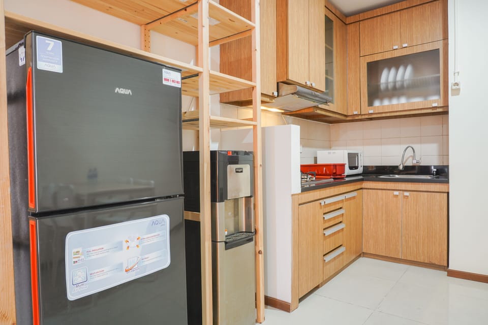 Apartment | Private kitchen | Fridge, microwave, stovetop, rice cooker