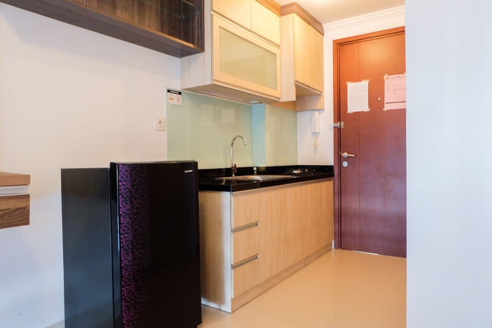 Studio | Private kitchen | Fridge, stovetop