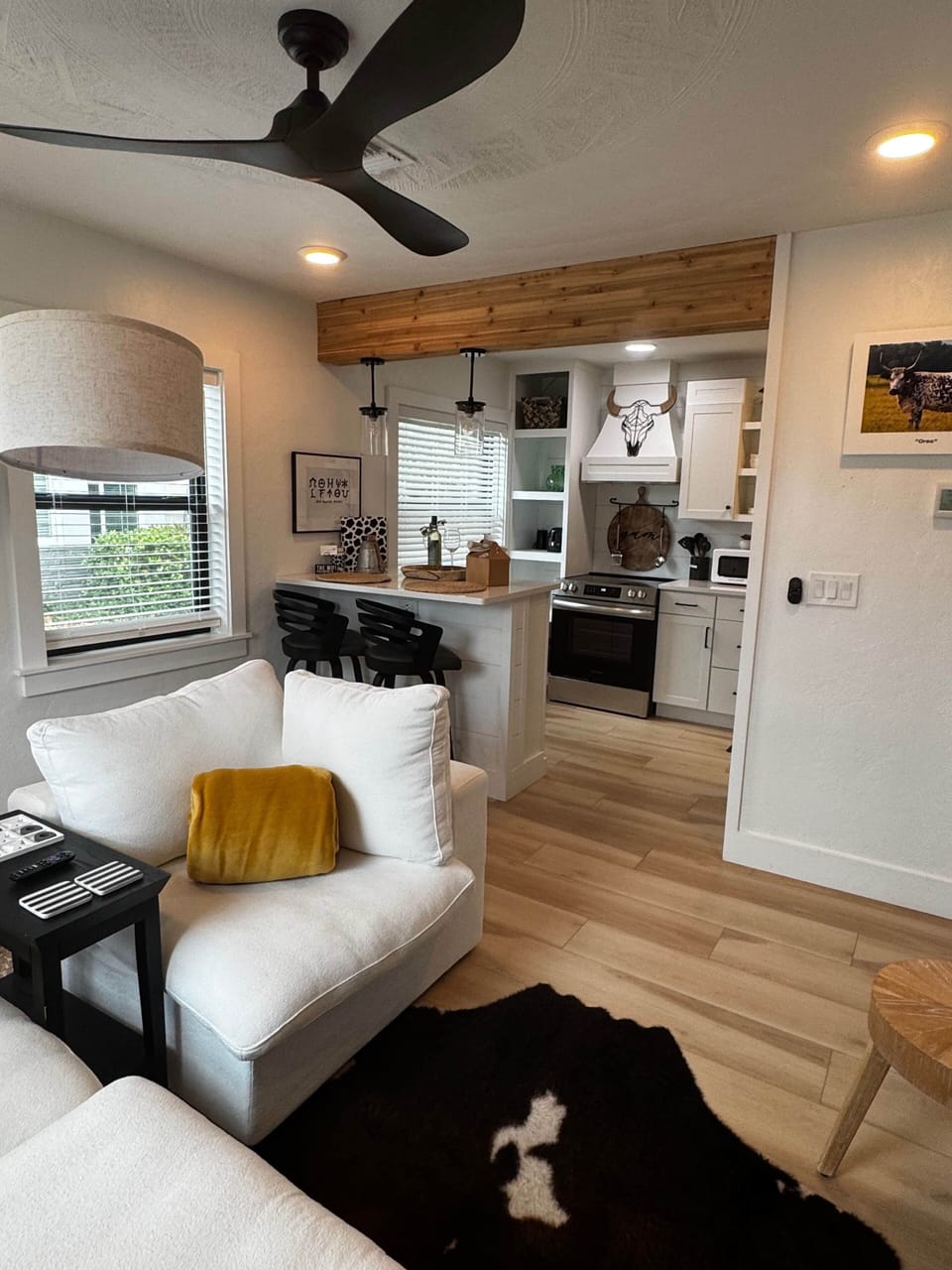 View of Kitchen from Living Room