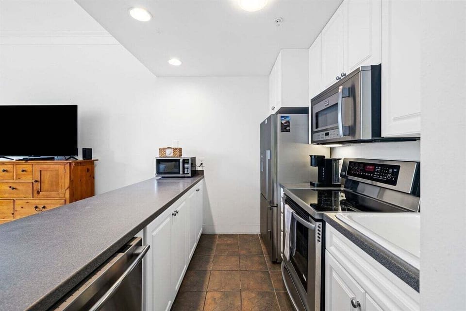 Whip up some snacks in the spacious kitchen