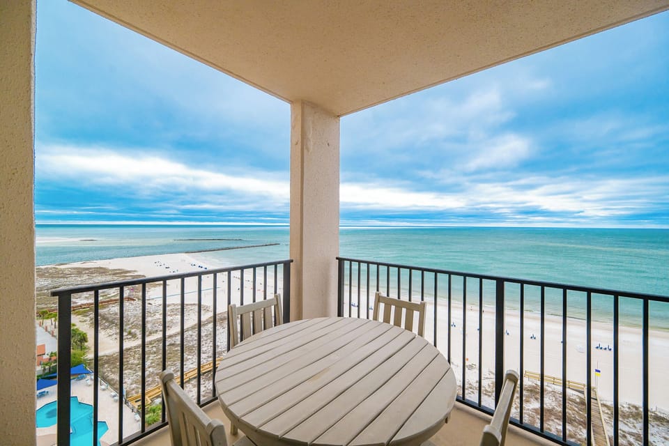 Gaze at the coast from your balcony, soaking in the tranquil vibe and warm, gentle breezes