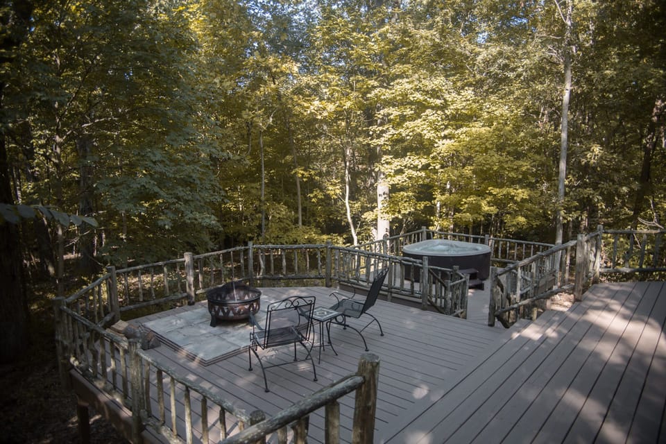 Private back deck