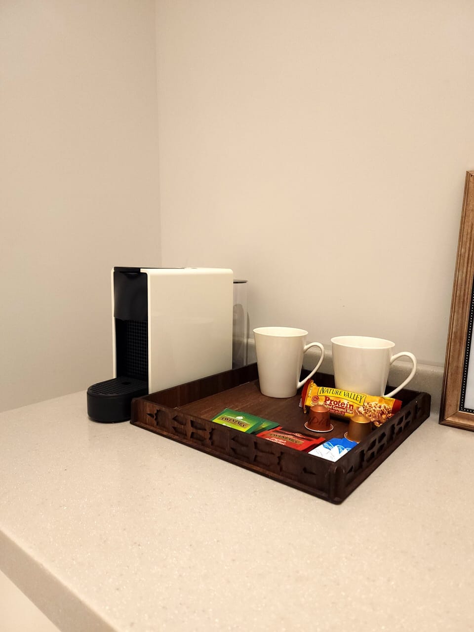 A coffee corner so you can always stay energized