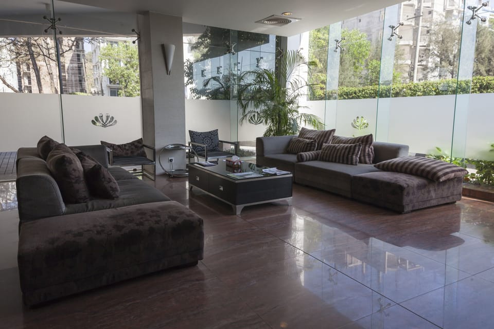 Lobby sitting area