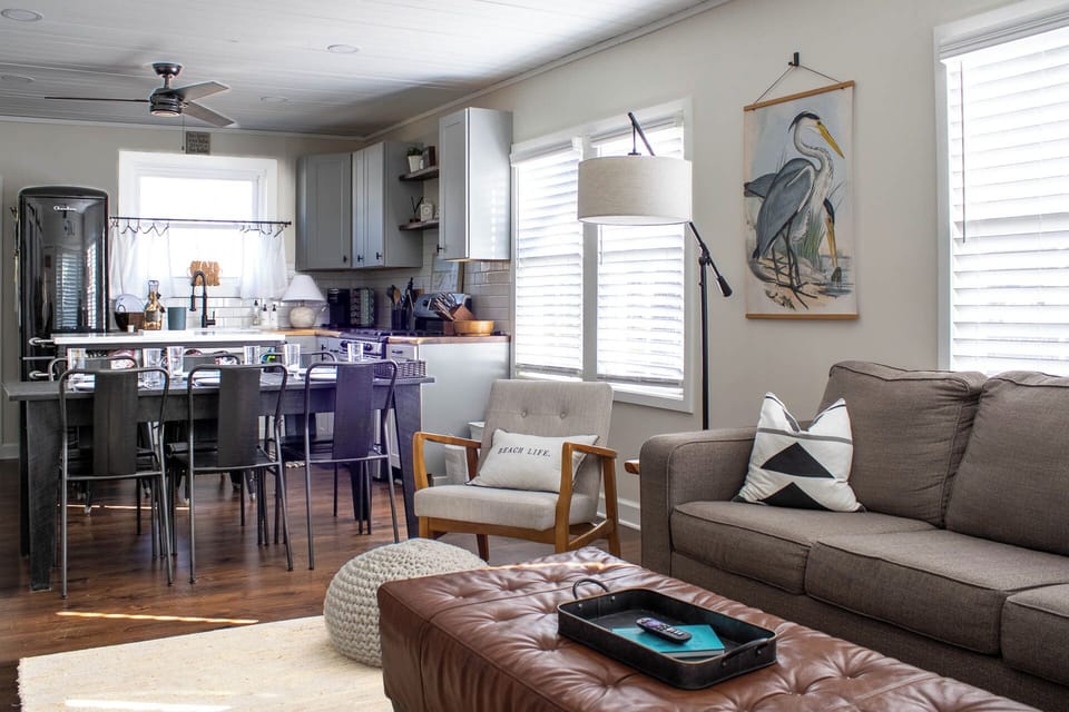 Open concept living area