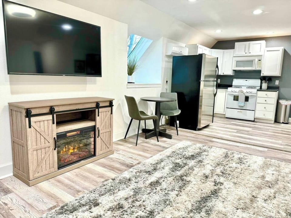 Open space living room and kitchen 
