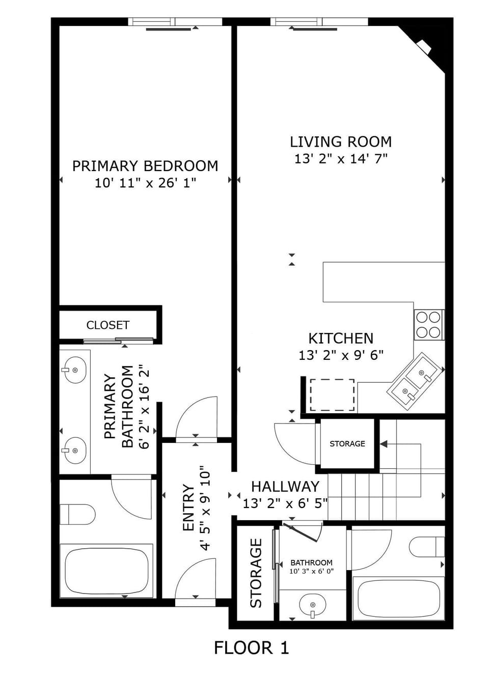Condo, 3 Bedrooms | Floor plan