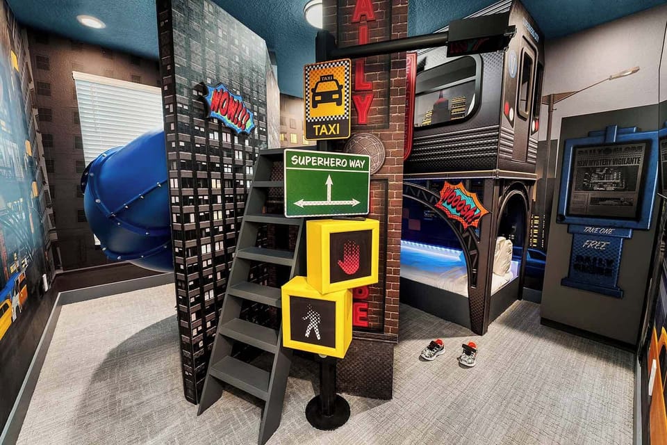 Superhero City *Theme Room 1* on Second Floor