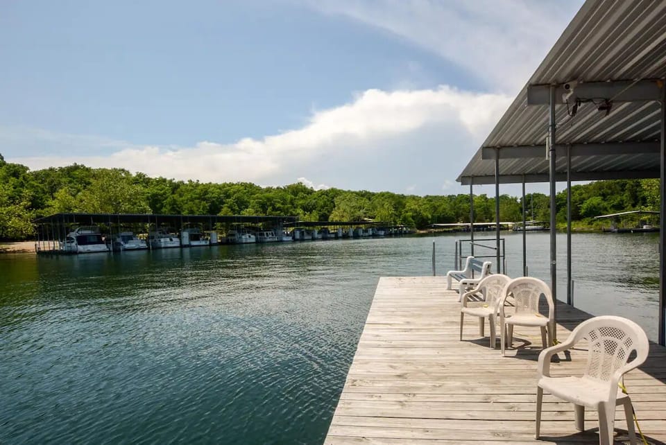Swim Deck at Dock 2 - enjoy swimming and fishing at Table Rock Lake!
