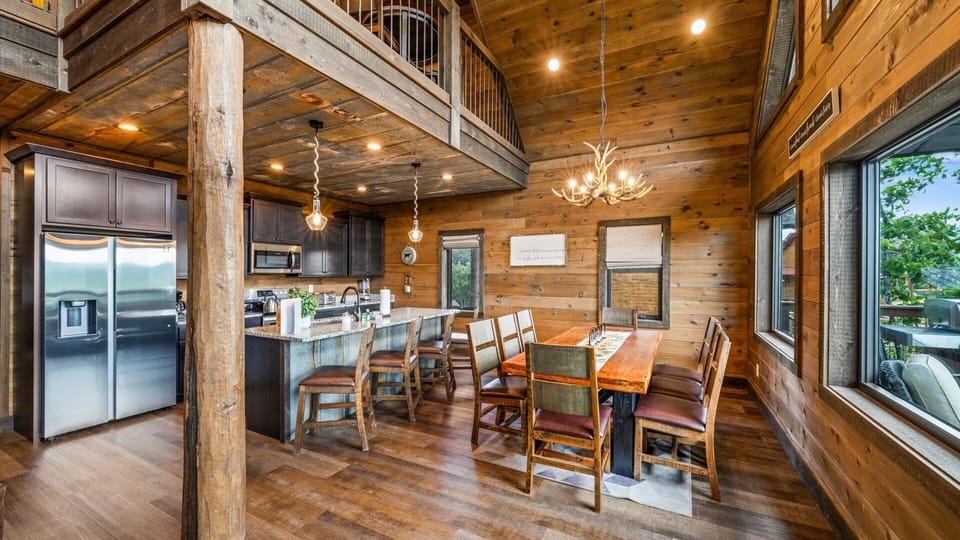 Entertaining is seamless on the open-concept main floor