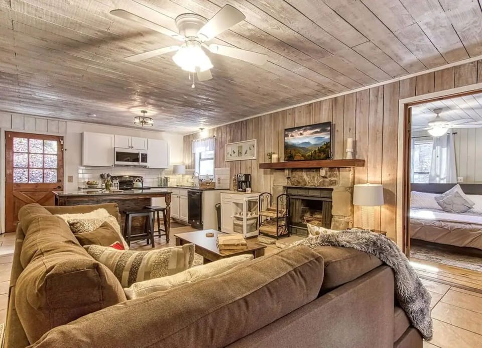 Sleepy Bear's cozy living area