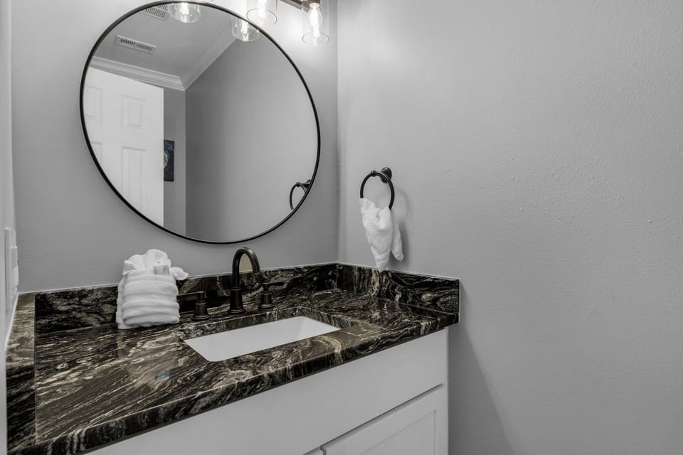 Guest half bathroom