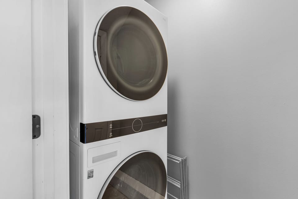 Washer and dryer