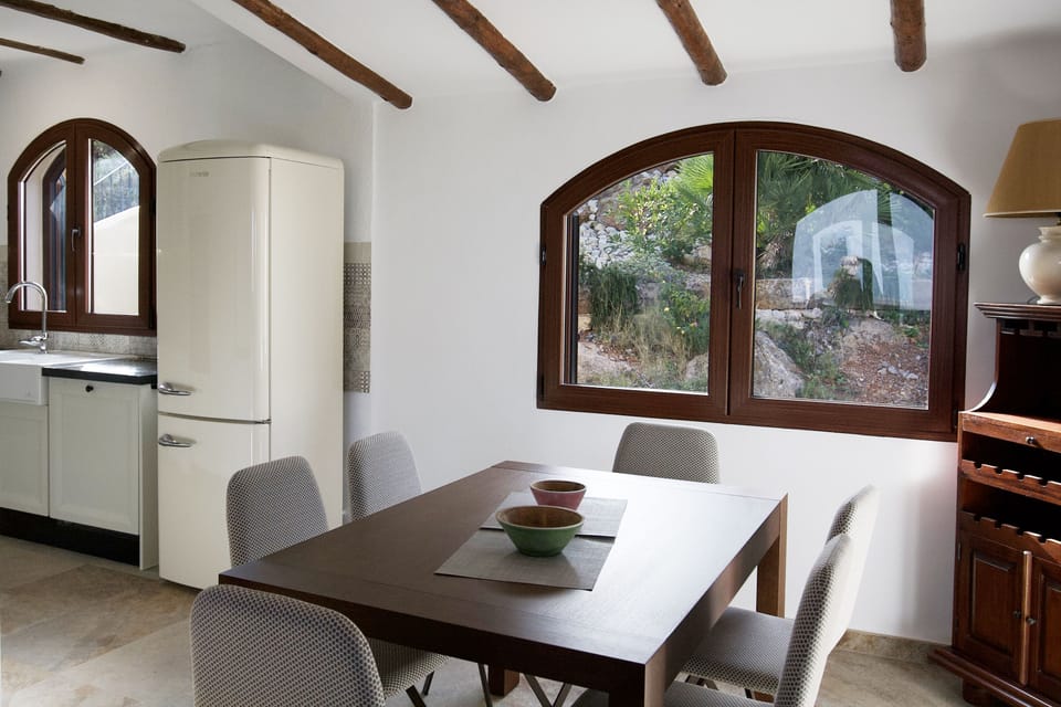 Eethoek met open keuken