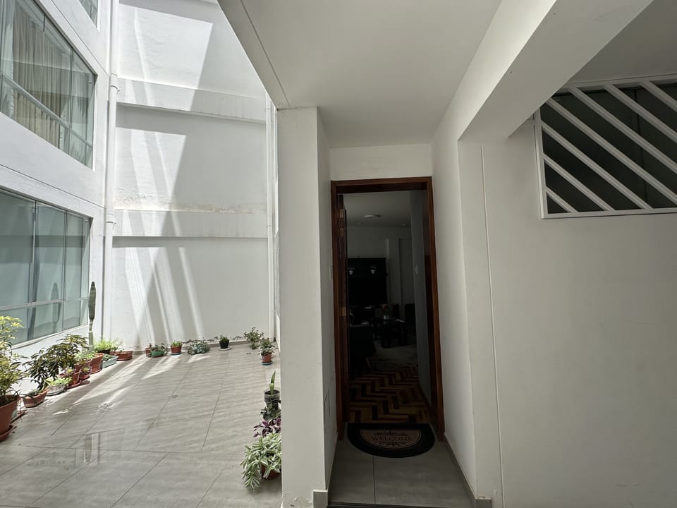 First floor apartment door