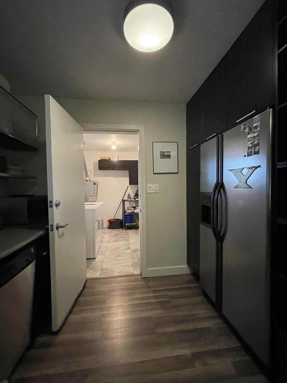 Kitchen to laundry room