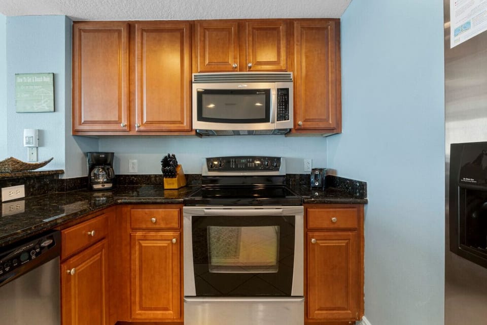 Fully Stocked Kitchen with Ocean Views, Breakfast Bar Seating & Drip Coffee Maker