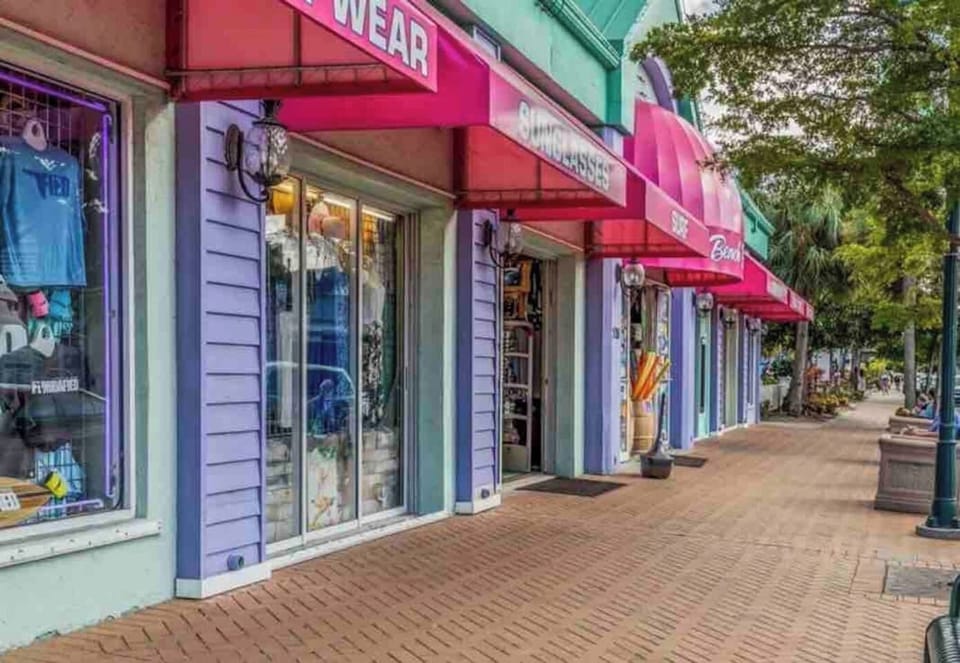 Shops on Ocean dr in the village
