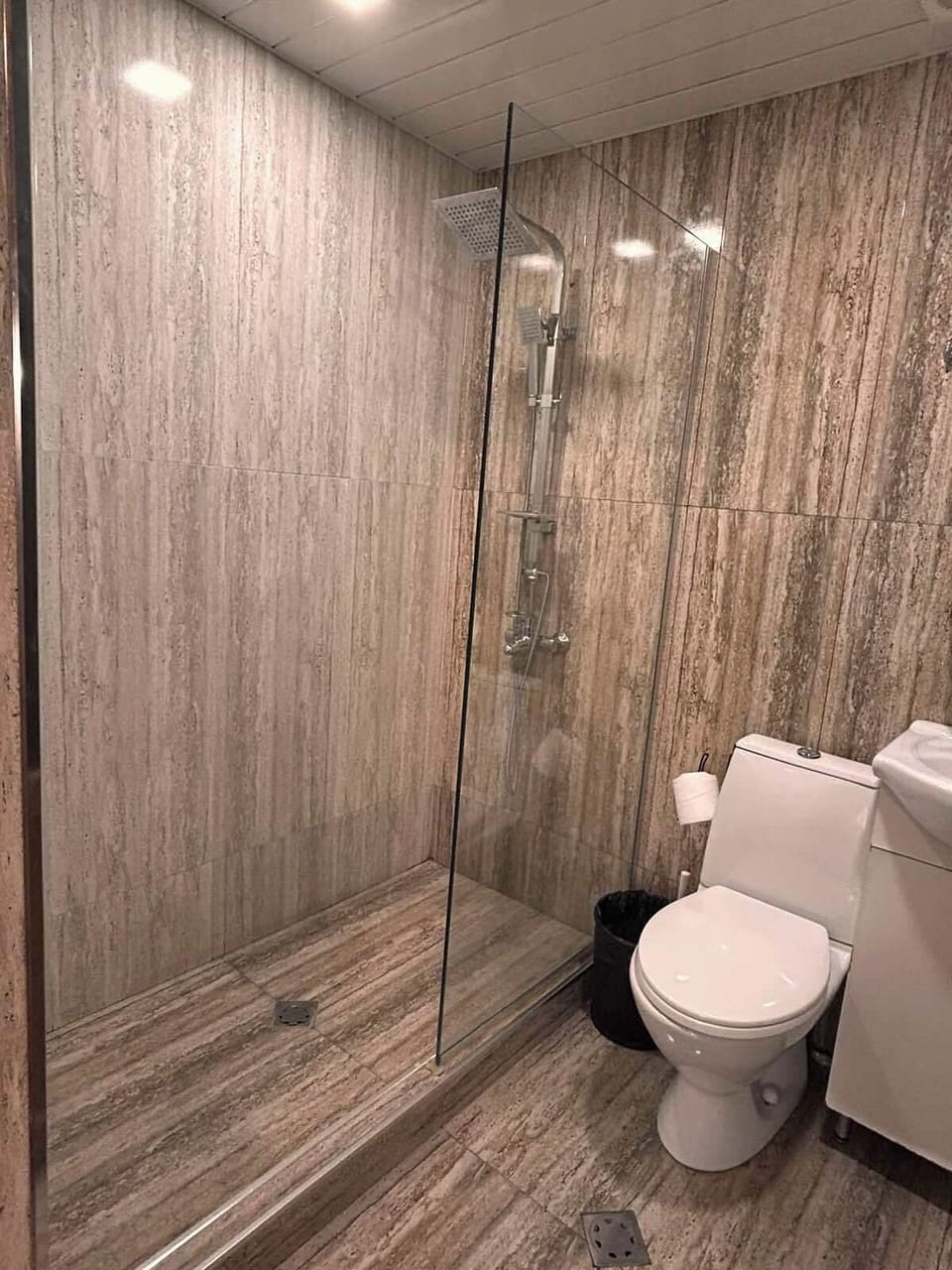 Luxury Suite | Bathroom | Hair dryer, bathrobes, slippers, towels