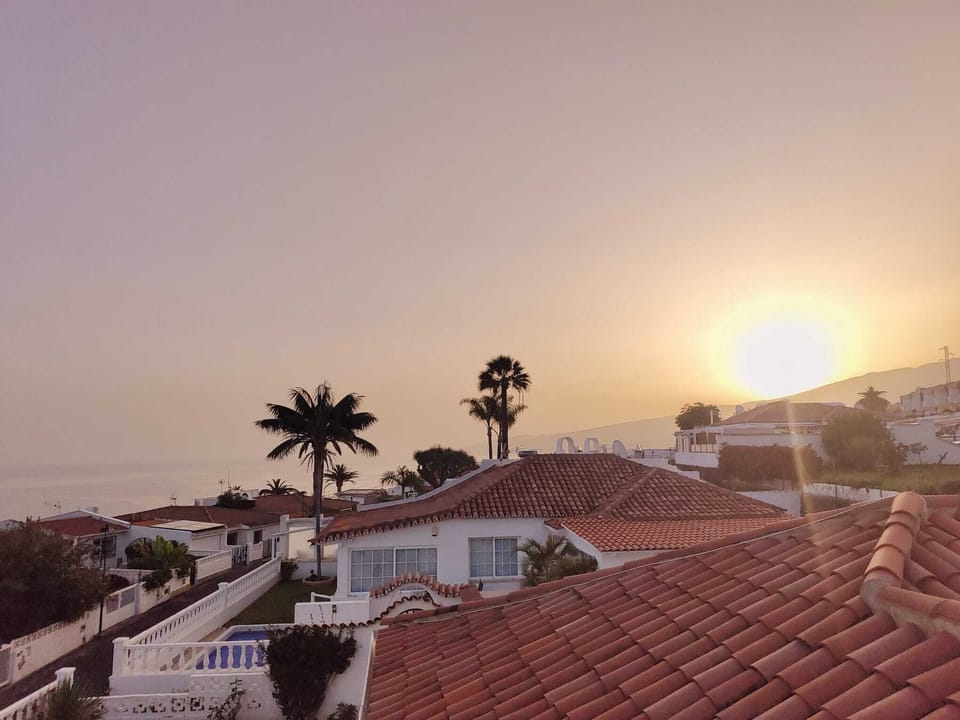 Amanecer desde la terraza