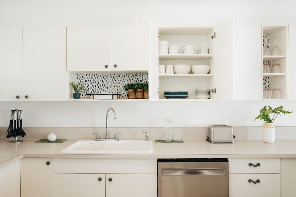 Fully stocked kitchen