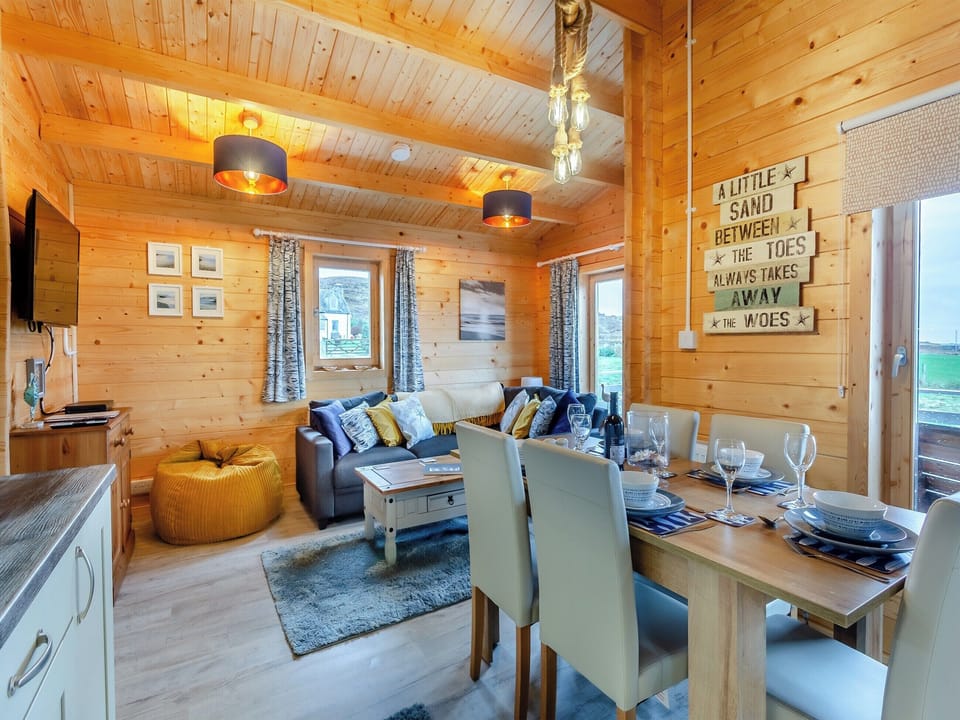 Open plan living space | Seashell Lodge, Opinan, near Gairloch