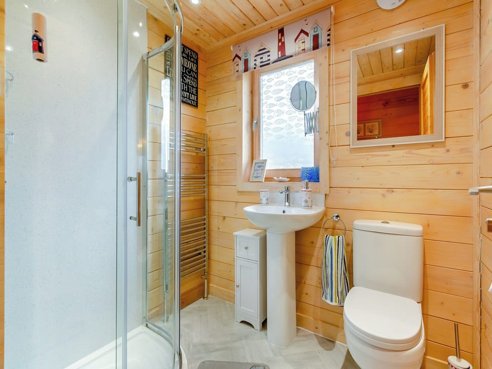 Bathroom | Seashell Lodge, Opinan, near Gairloch