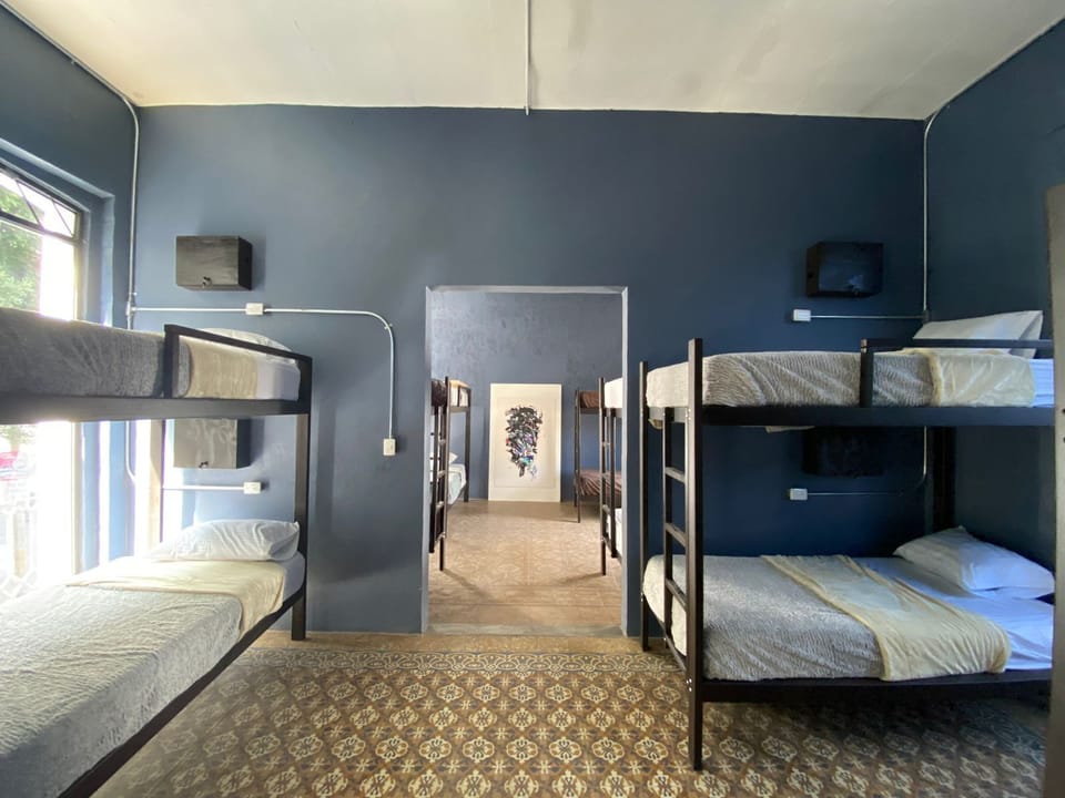 Classic Shared Dormitory, Mixed Dorm, Balcony, City View | Premium bedding, in-room safe, blackout drapes