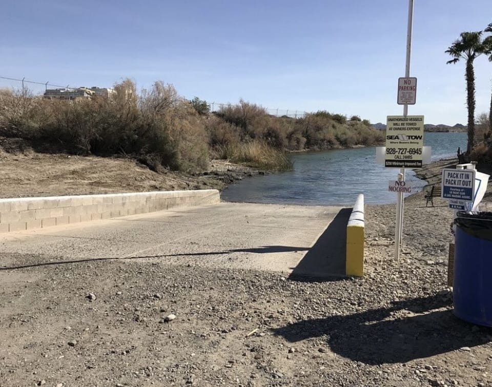 Private resort boat launch