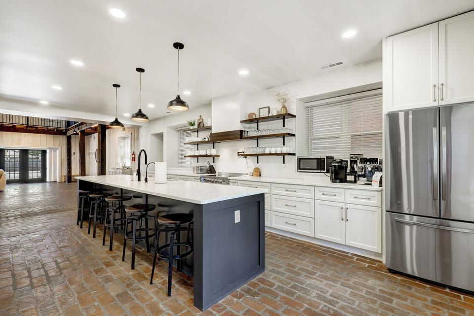 Fully stocked kitchen in The Barn