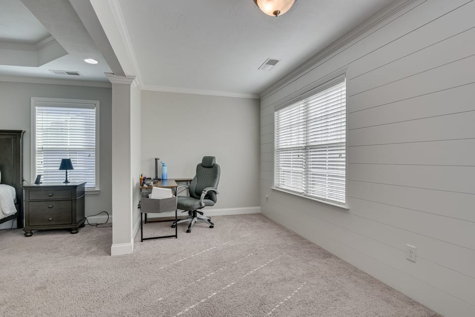 Private office area in Primary Suite