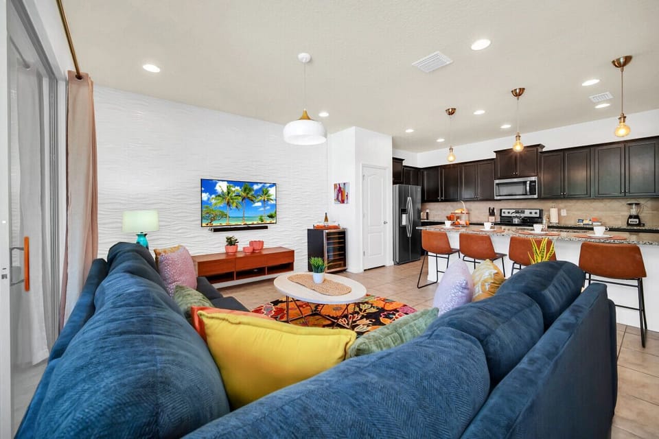Quality family time starts here – a spacious living area with a smart TV