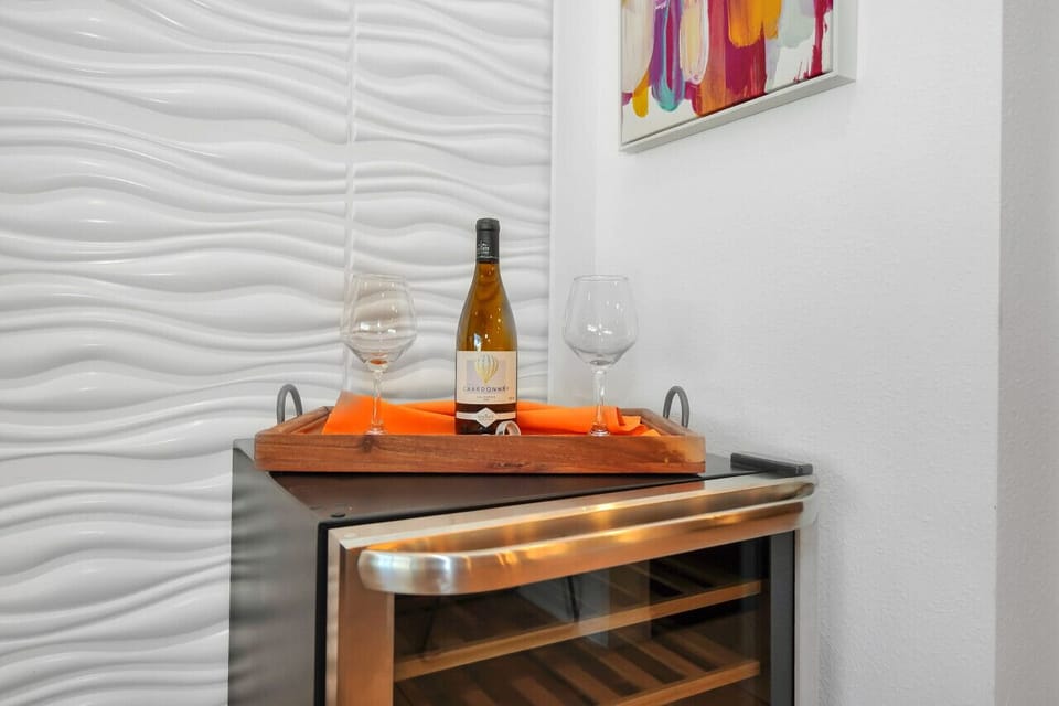 Bring your favorite bottles of wine you would like chilled in our wine fridge